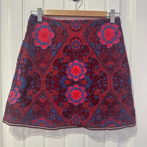 Sandro Paris | Embroidered Lily Skirt | Size: Small - Picture 11 of 13